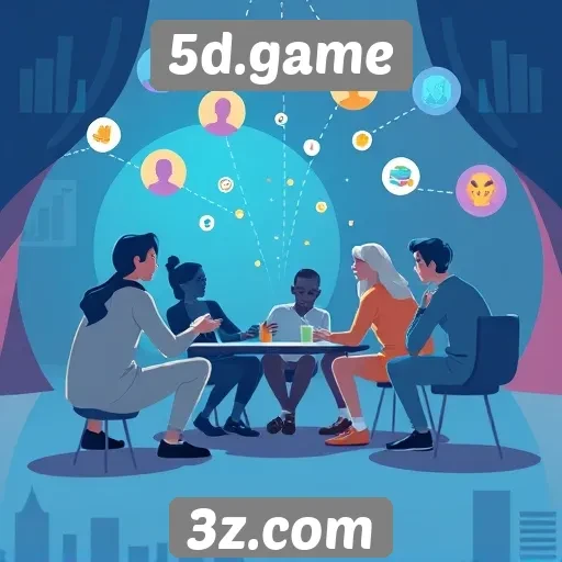 Como 5d.game interage com a comunidade de jogadores