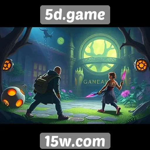 Exploração das principais funcionalidades do site 5d.game