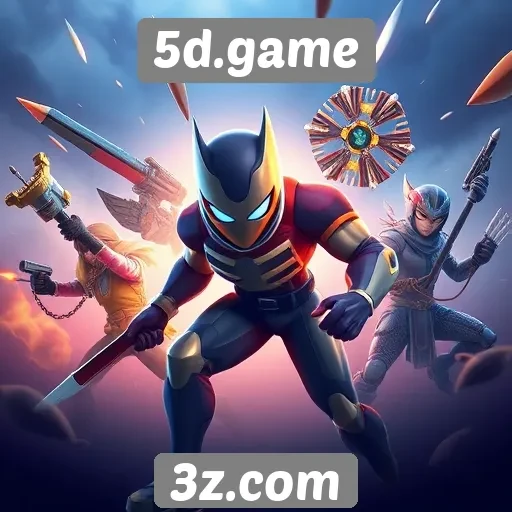 Visão geral dos jogos oferecidos na plataforma 5d.game